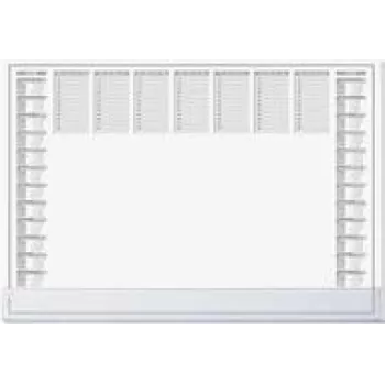 Desk pad Sigel H6366 Paper Grey/White, paper, 595×410 mm, FSC