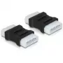 Cable gender changer DeLOCK 65044 4-pin Molex Black