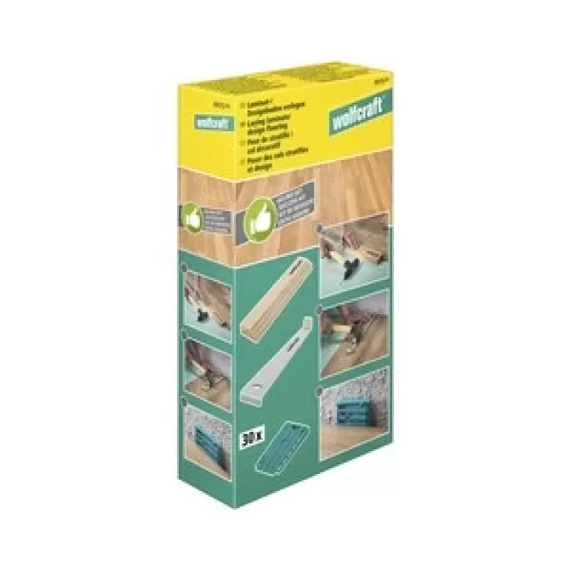 Flooring tool Wolfcraft 6975000 for laminate and parquet, grey, pack of 3