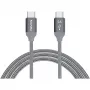 USB Cable Nevox 1654 USB 2.0 2m USB C Grey Silver
