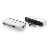 Belkin USB 2.0 4-Port Travel Hub, Silver, F4U021bt