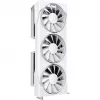 Graphics card XFX Radeon RX 9070 XT — 16 GB GDDR6, 256-bit, PCIe x16, 2400 MHz, 3-fan white, 325×65 mm
