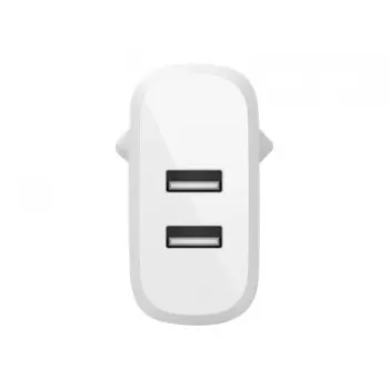 Belkin BOOST CHARGE - Power Supply - 24 Watt - QC 3.0 - 2 Output Ports (USB) - White (WCB002VFWH)