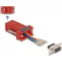 DeLOCK D-Sub 9 pin female to RJ12 female Assembly Kit red