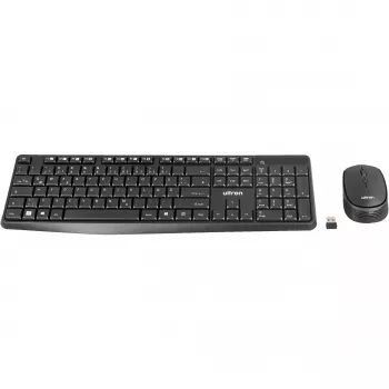 Ultron UMC300 Keyboard + Mouse Set - RF Wireless German Black (364180)