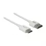 HDMI Cable DeLOCK 85142 1m HDMI Type A Type C White