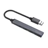 USB hub SAVIO AK-70, 7-port USB 3.0, 4 usable ports, USB Type-A host, 5 Gbit/s transfer, warranty 2 years