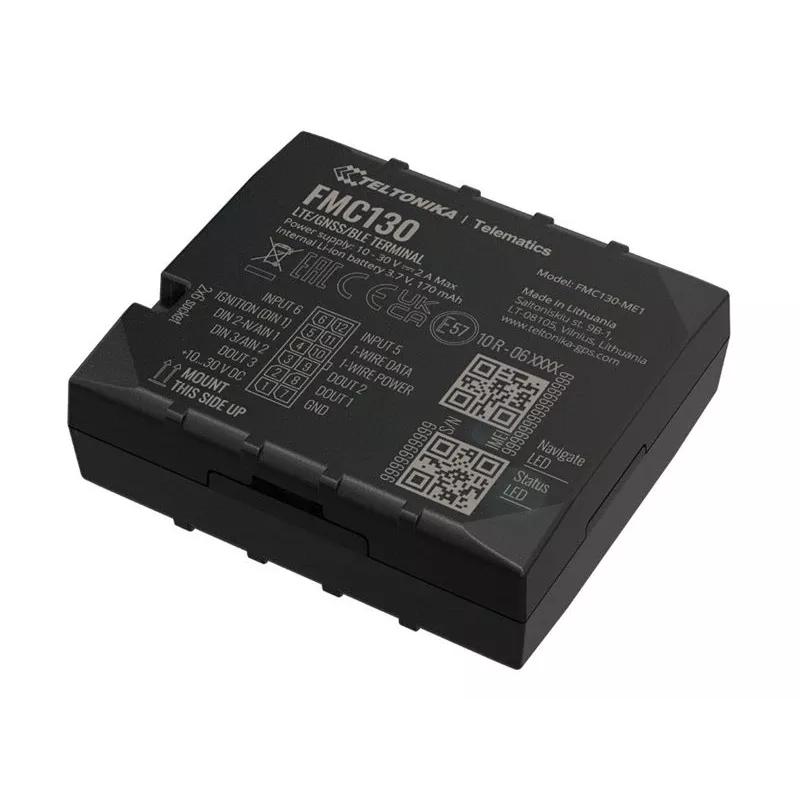 GPS Tracker Teltonika FMC130 Car Black 2.4GHz Wi-Fi 802.11b/g/n