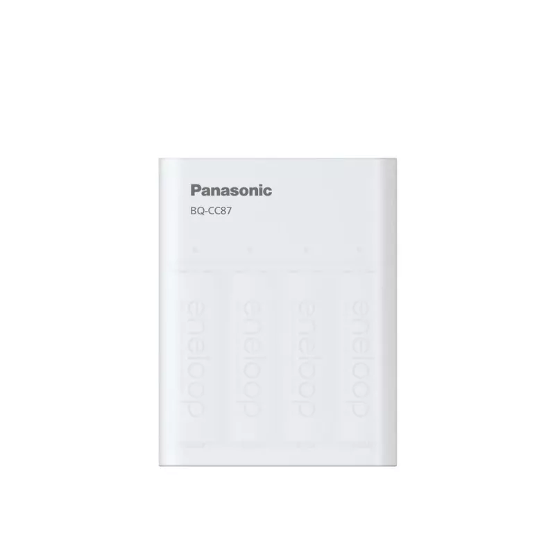 USB battery charger PANASONIC Eneloop Smartplus BQ-CC87 + 4x AA 2000 mAh (K-KJ87MCD40USB)