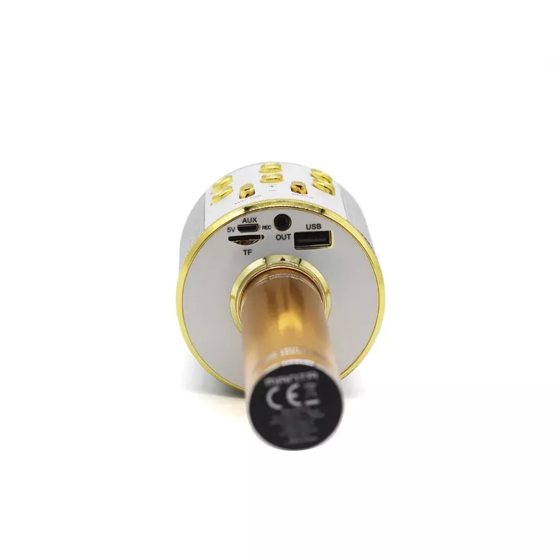 Microphone MANTA MIC10-G Gold cardioid portable — cardioid condenser, handheld design