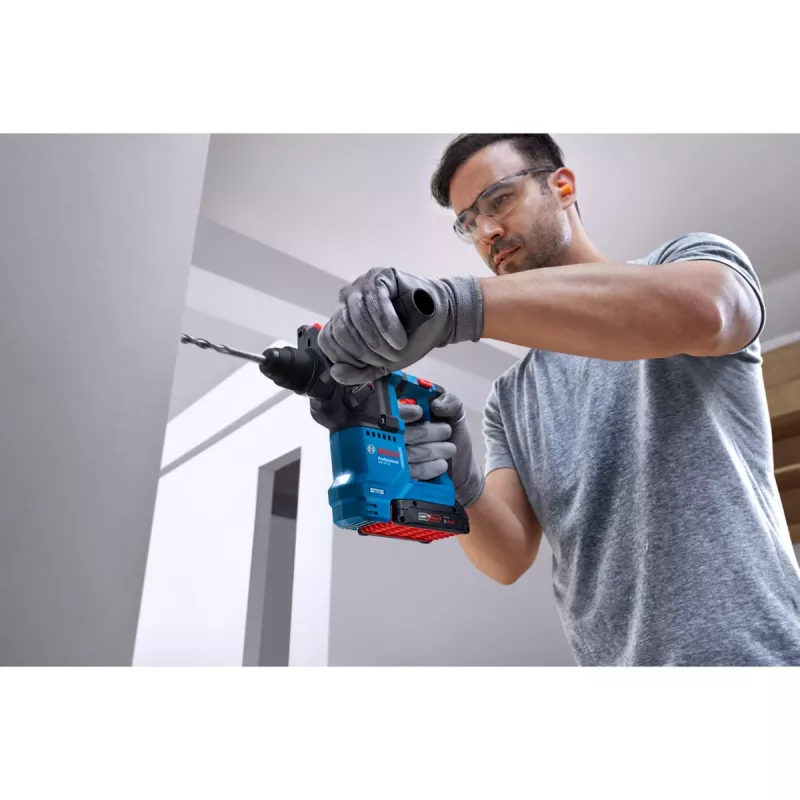 Battery-Rotary Hammer GBH 18V-18 Professional solo, 18Volt (Blue/black, without Battery and Charger)