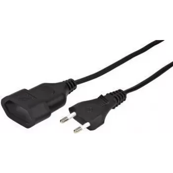 Power Extension Cable e+p SVE 4 3m 1 AC Outlet Black