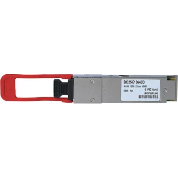 Compatible Extreme Networks 10335 BlueOptics© BO25K13640D QSFP Transceiver, LC-Duplex, 40GBASE-ER4, Singlemode Fiber, 1310nm, 40KM, 0°C/+70°C, DDM (10335-BO)