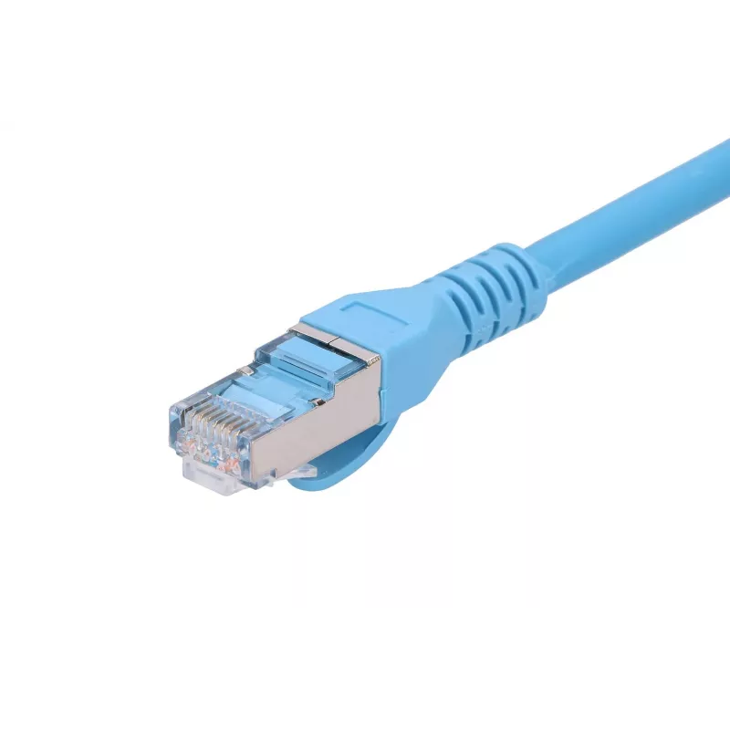 Network Cable Extralink LAN Patchcord Kat.6A RJ-45 Cat6a 0.5m Blue