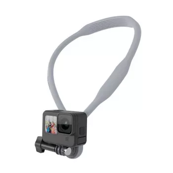 Neck strap with mount for sports cameras Telesin TE-HNB-001 — adjustable length, quick-release mount