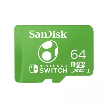 Memory Card SanDisk 64GB MicroSDXC UHS-I SDSQXAO-064G-GN6ZN