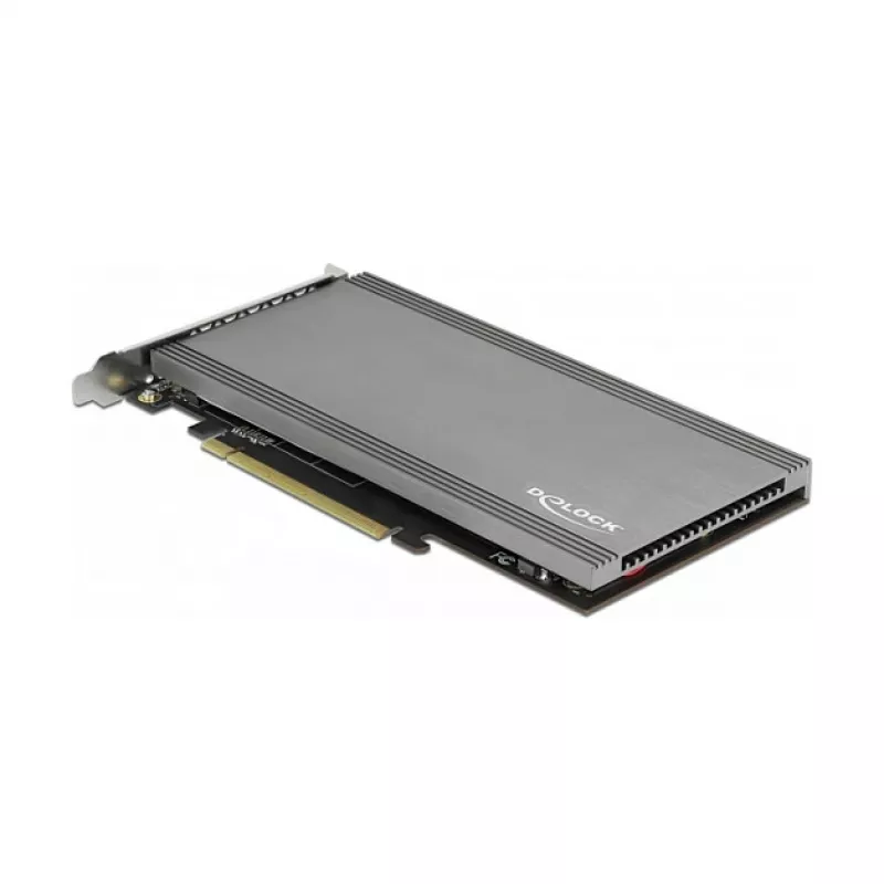 DeLOCK PCI Express x16 Card to 4 x internal NVMe M.2 Key M 89044