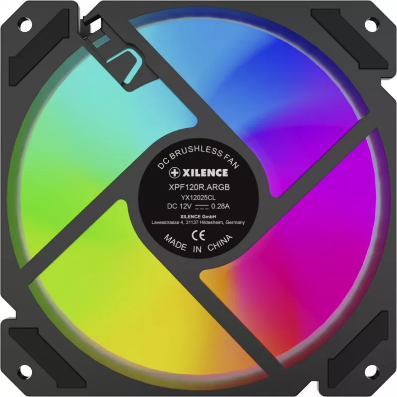 Computer case fan XILENCE XPF120R.ARGB, 120 mm, ARGB lighting