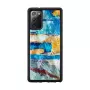 Protective case iKins for Samsung Galaxy Note 20, sky blue, slim fit