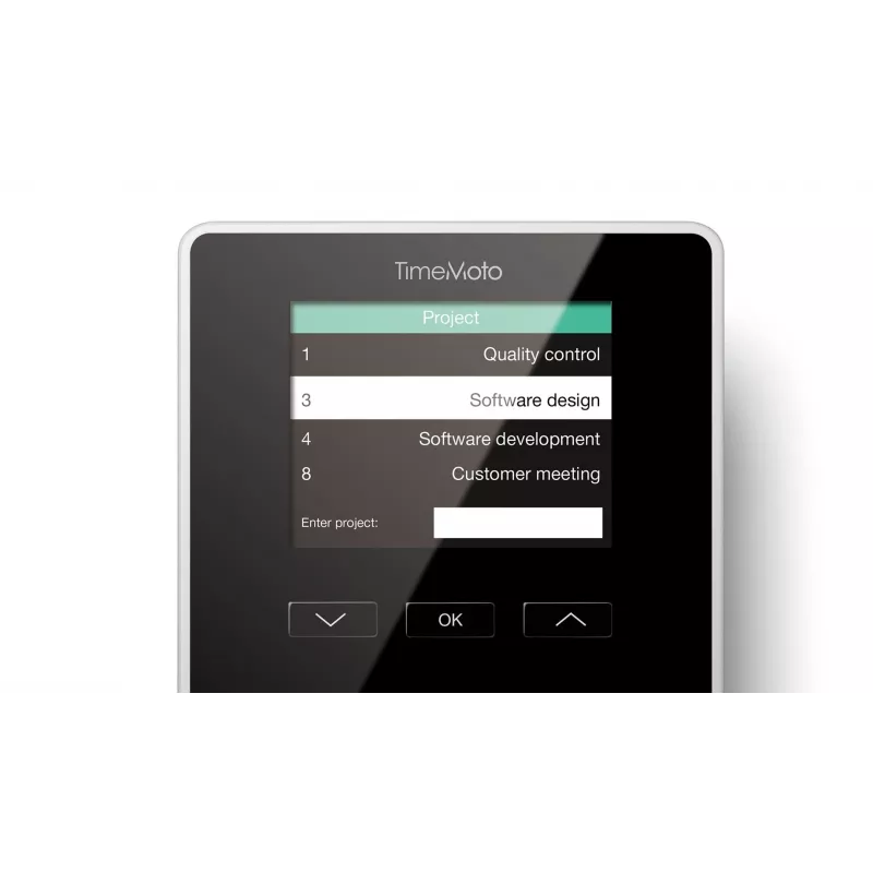 Time Card Machine Safescan 125-0586 Black Fingerprint Password Smart Card