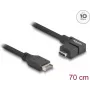 DeLOCK USB 10 Gbps Cable Type-E Key A 20 pin male to USB Type-C female angled 70 cm