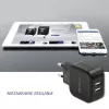 Qoltec 50188 mobile device charger Laptop, Smartphone, Smartwatch, Tablet, Telephone, Universal Black AC, DC Indoor