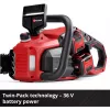 Cordless chainsaw EINHELL GP-LC 36/40 Li BL-Solo 36V (2x18V) red/black — without battery and charger