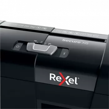 Rexel Secure X6 Cross Cut Paper Shredder P4, Cross shredding, 4 x 40 mm, 10 L, 100 sheets, 68 dB, 6 sheets