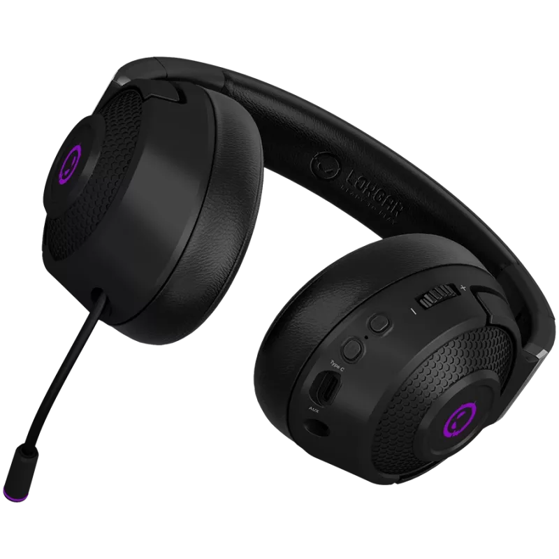 Lorgar Noah 702 - gaming headset 3in1 - BT 5.3 + WiFi + 3.5mm jack - foldable design - 1000 mA