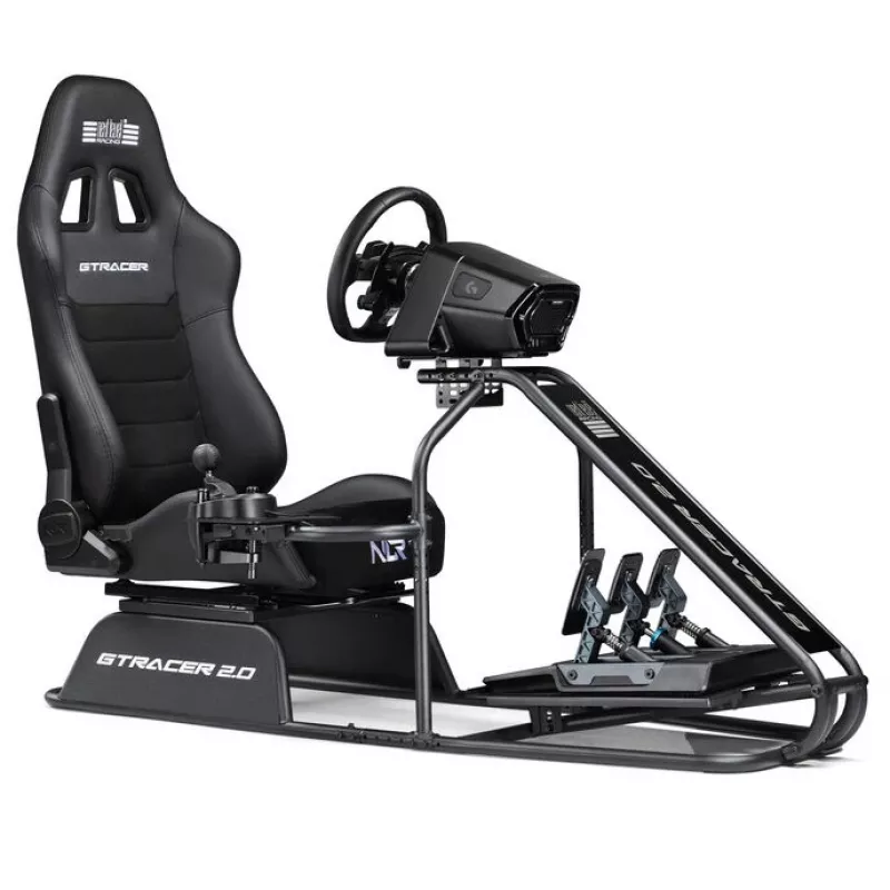 Racing simulator cockpit Next Level Racing GTRacer 2.0 Black adjustable seat frame