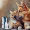 Ear solution JM Sante Vet Protector Uszy Plus 50 ml — ear care for adult dogs and cats, plastic bottle