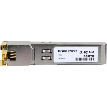 SFP+ Copper Transceiver CBO SFP-10G-RJ45-80M 10 Gbps, RJ45, up to 80 m over Cat6a/Cat7