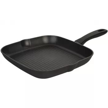 Grill pan BALLARINI 75002-924-0 Square Black 28 cm