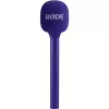 Microphone cover (purple) for Rode Interview GO lavalier kit – accessory pop filter/windshield