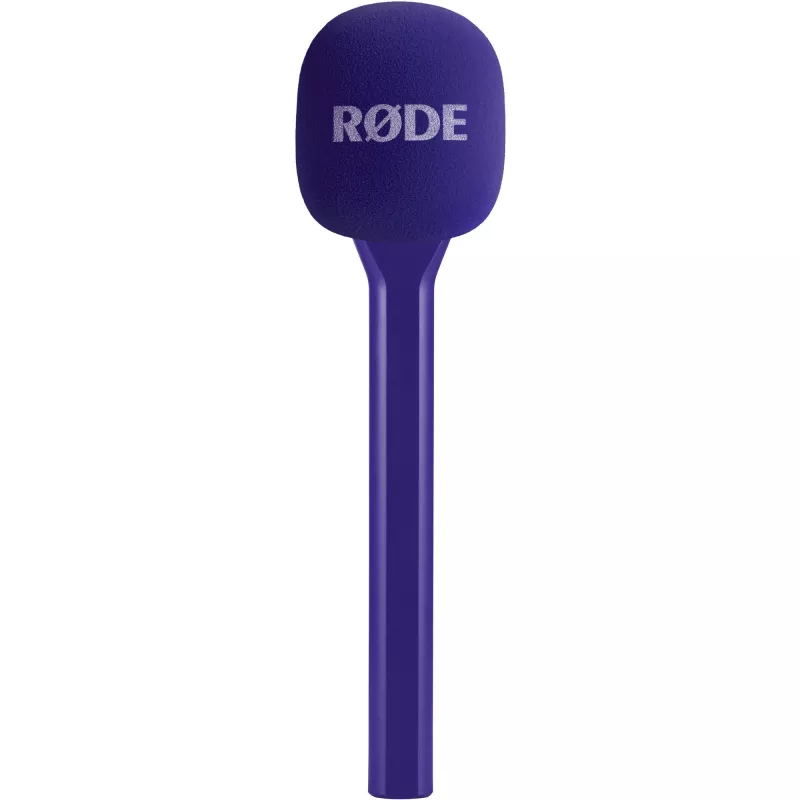Microphone cover (purple) for Rode Interview GO lavalier kit – accessory pop filter/windshield