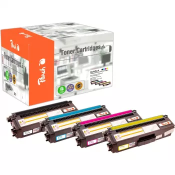 Peach 112076 toner cartridge 4 pc(s) Black, Cyan, Magenta, Yellow