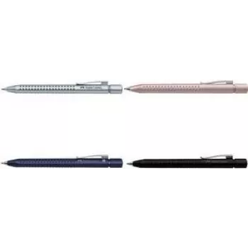 Ballpoint pen Faber‑Castell 144162 — clip‑on retractable, blue ink, pink body, Extra Bold tip, 1 pc