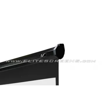 Manual projection screen Elite Screens M128UWX 128 inch 16:10 — viewable 276 cm x 172.3 cm, overall 283.3 x 189.9 cm, 13.1 kg