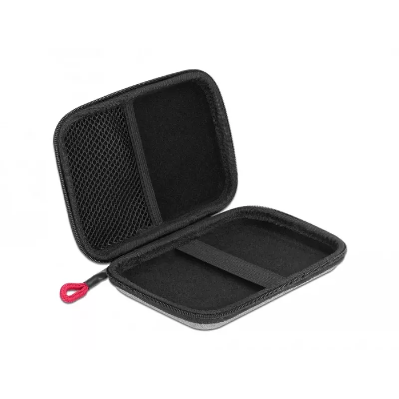 DeLOCK Protection Bag for 2.5 inch SSDs external Enclosures Hard drives up to 12 x 8 x 2 cm