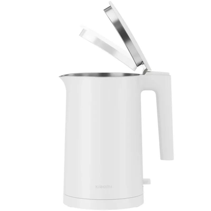 Electric kettle Xiaomi 1.7 L 1800 W White — stainless steel, button lid, thermal insulation