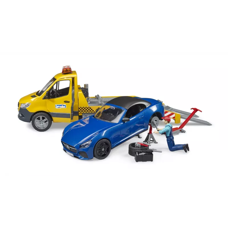 Tow truck BRUDER 02675 Yellow ABS for ages 4+