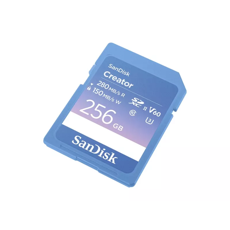 SanDisk Creator SD Memory Card UHS-II 256GB High Transfer Speeds up to 280 MB/s