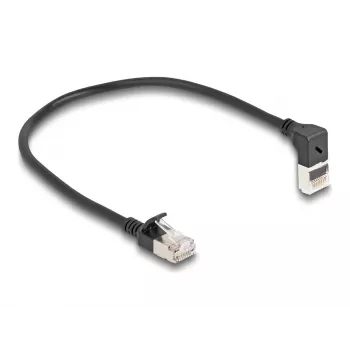 Network Cable DeLOCK RJ45 Cat.6A 0.25m Black