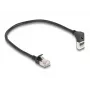 Network Cable DeLOCK RJ45 Cat.6A 0.25m Black