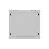 Lanberg WF03-5309-10S 9U Wall-Mount Rack Cabinet 19 inch 540x350 mm Grey Tempered Glass Door Flat-Pack