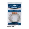 Intellinet Network Patch Cable, Cat6, 2m, Grey, CCA, U/UTP, PVC, RJ45, Gold Plated Contacts, Snagless, Booted, Lifetime Warranty