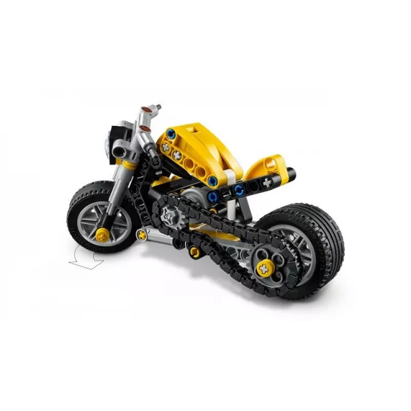 LEGO TECHNIC 42225 Yellow Motorcycle
