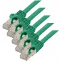 S/CONN RJ45-RJ45 networking cable Green Cat7 S/FTP ShiverPeaks 75511-0.5G-SET5