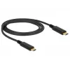 USB Cable DeLOCK 85531 USB 3.2 Gen 2 1m USB C Black