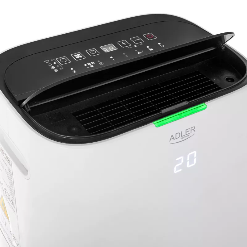Adler 2-in1 Air Dehumidifier and Air purifier | AD 7863 | Power 420 W | Suitable for rooms up to 140 m3 | Water tank capacity 6.5 L | White